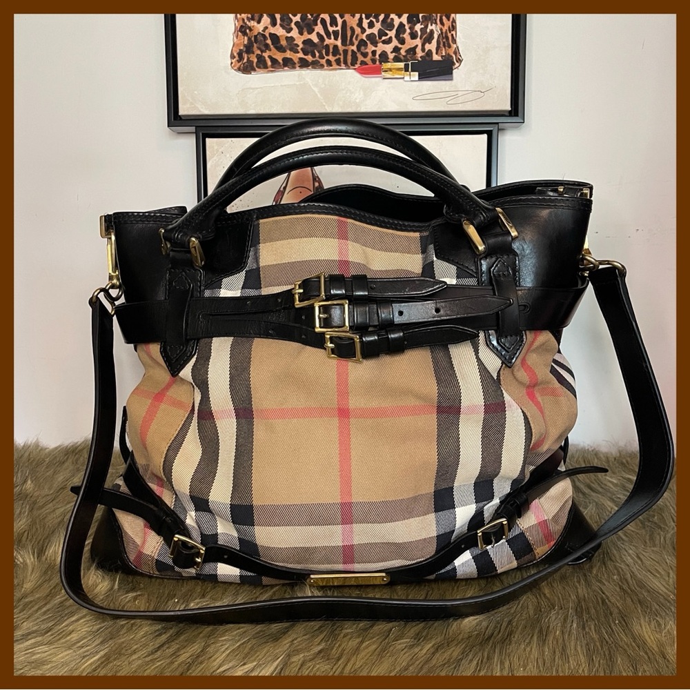 Burberry Briddle Tote Black Shoulder Bag
